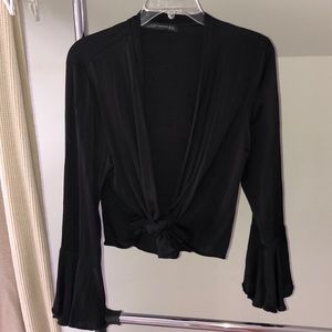 Zara silk versatile top